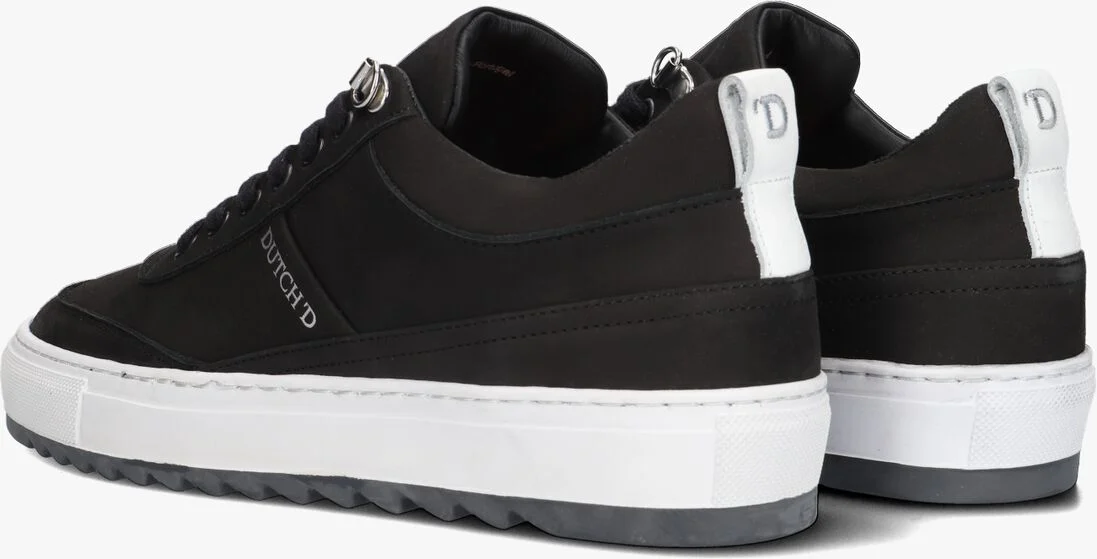 DUTCH\\'D zwarte dutch'd lage sneakers myth unisex
