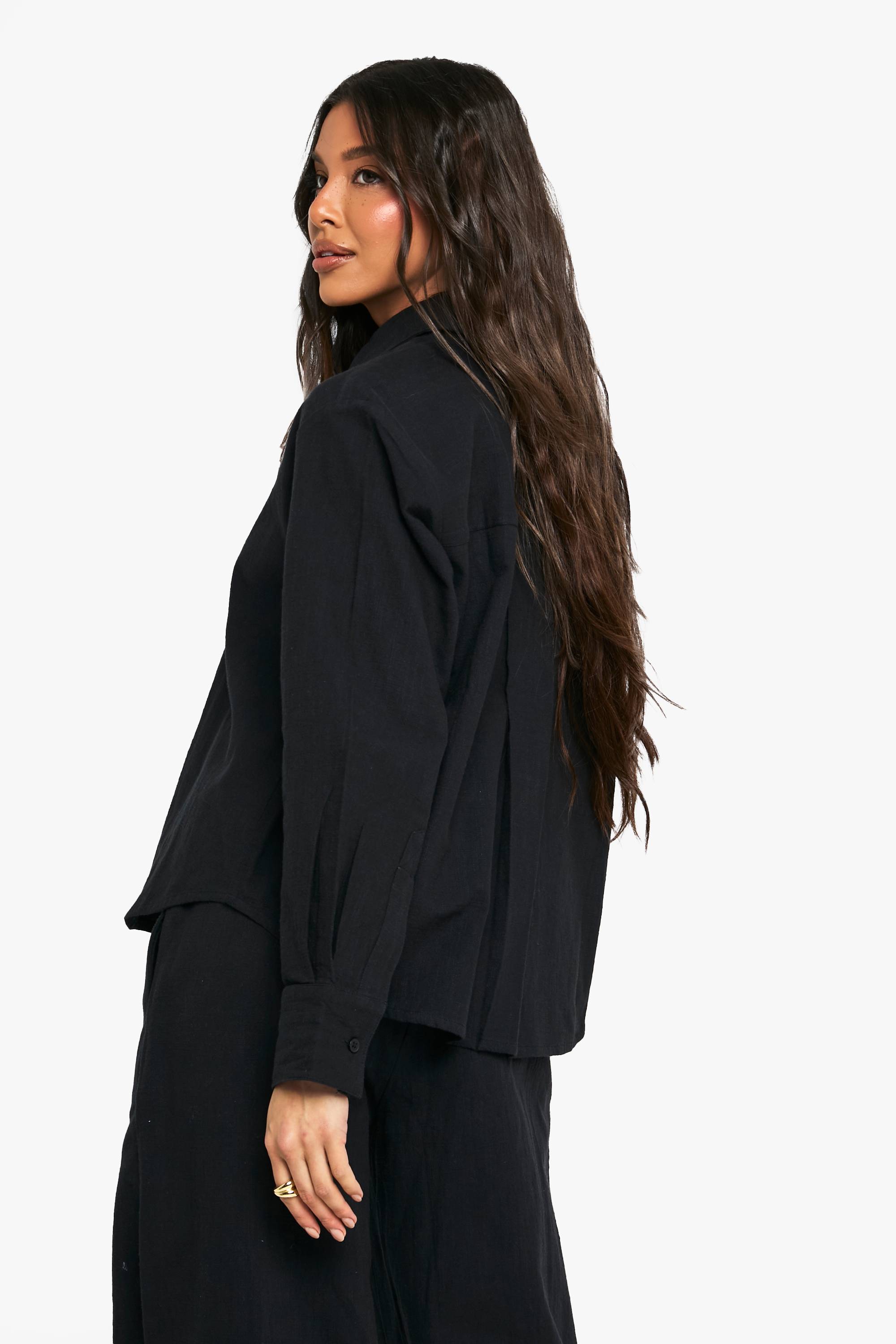 boohoo Chemise Oversize Look Lin