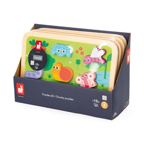 Chunky puzzle le jardin - JANOD