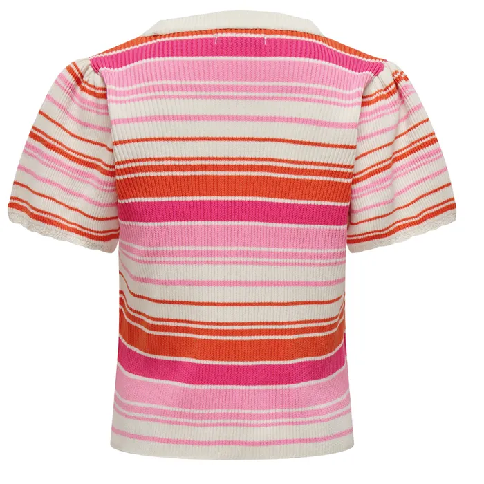 Kids Only Bianka Rib Stripe Shirt Meisjes