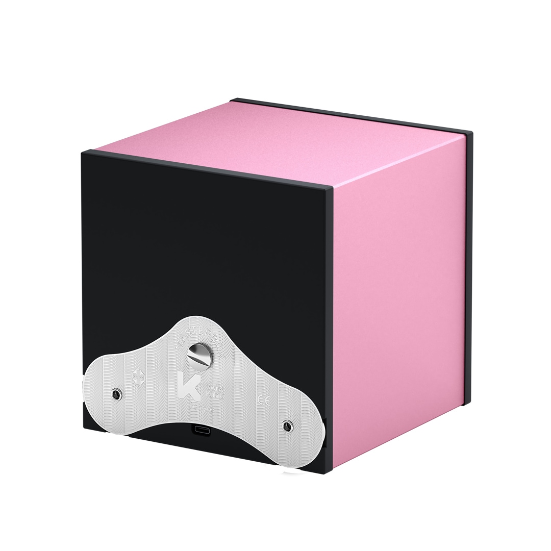 SwissKubik Masterbox Aluminium Rosa - 1 Uhr
