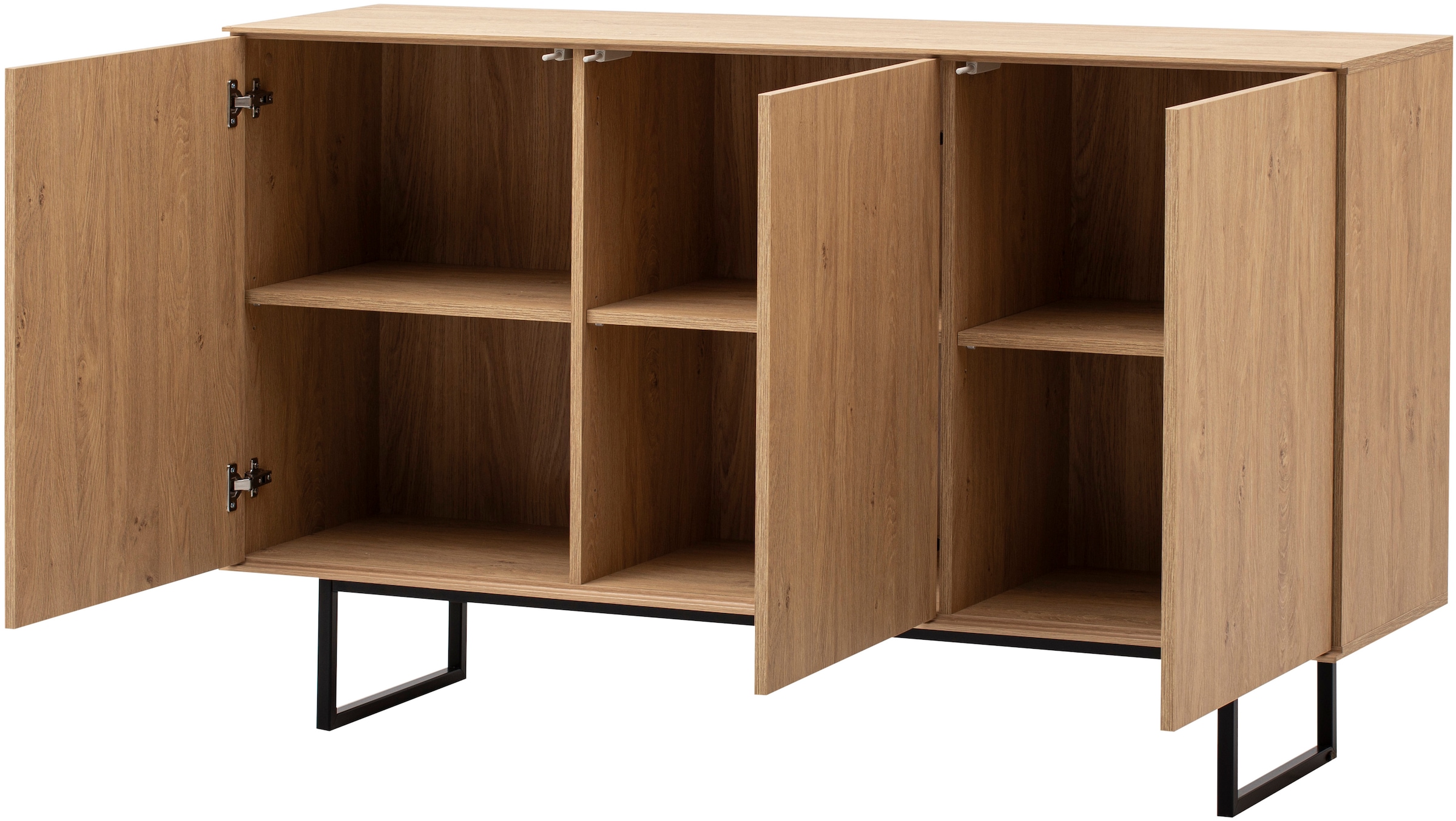 Home affaire Sideboard »Lund, moderner Schrank, Kommode mit Kufengestell« ausreichend Stauraum, vielseitig einsetzbar, 150 cm breit