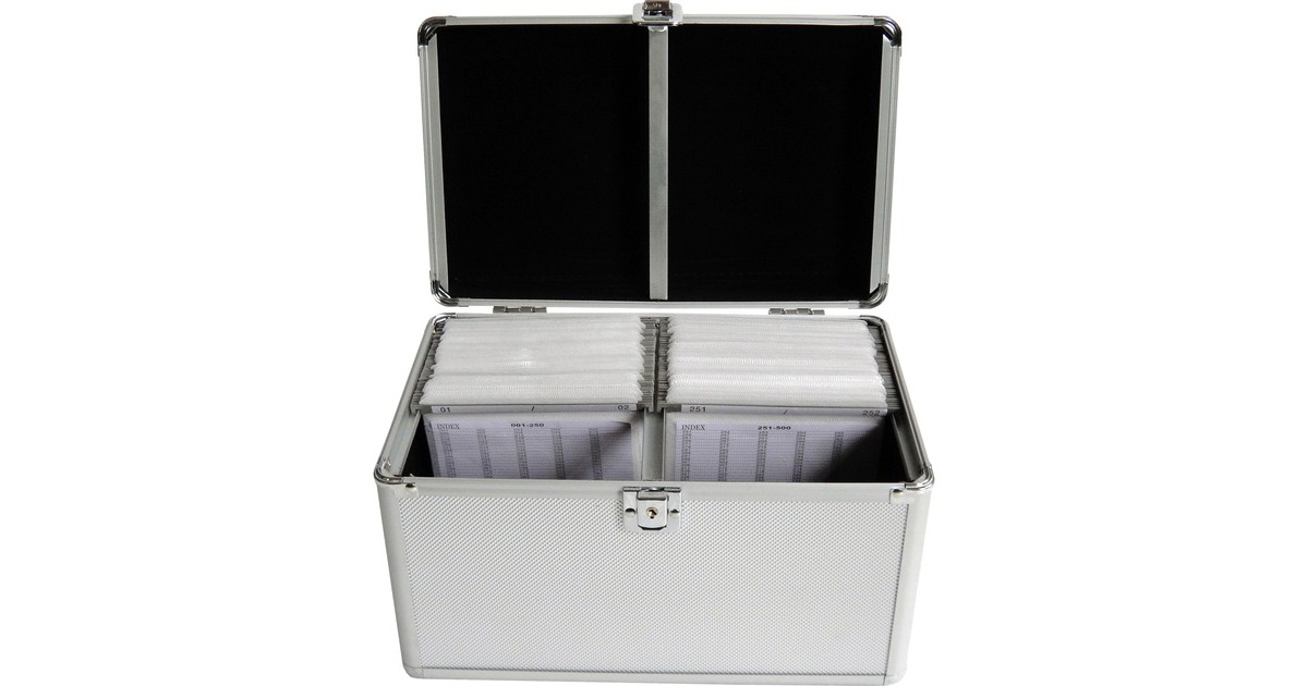 MediaRangeCD/DVD Koffer  (Zilver, 200 stuks, Retail)
