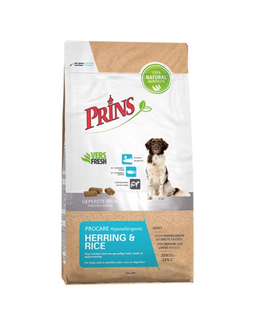 Prins Procare Adult Hypoallergeen Haring&Rijst - Hondenvoer