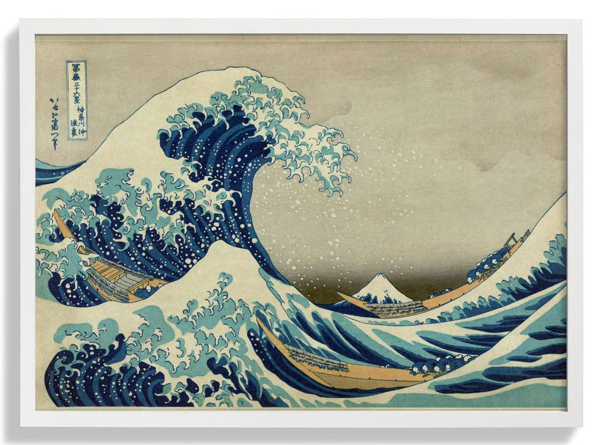 Die große Welle von Kanagawa von Hokusai