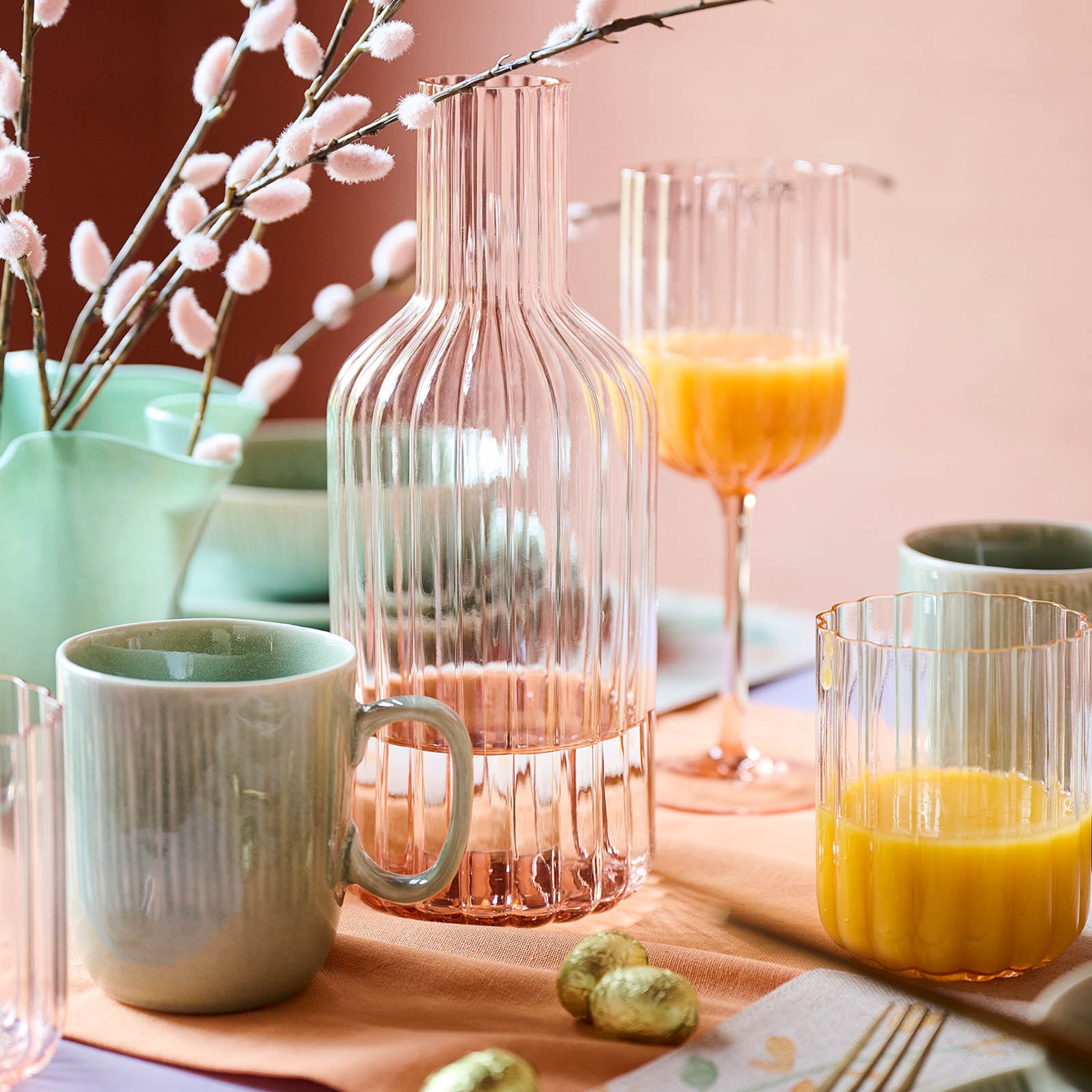 orange, 5-teilig