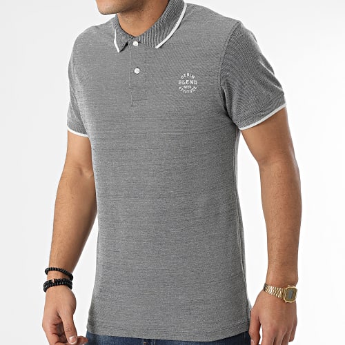 Polo Manches Courtes Nate 20708180 Noir Chiné