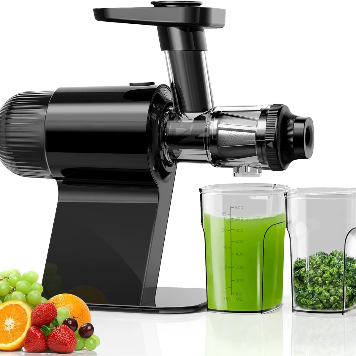 Extracteur de Jus de Fruits et Légumes 160W noir Vendos85