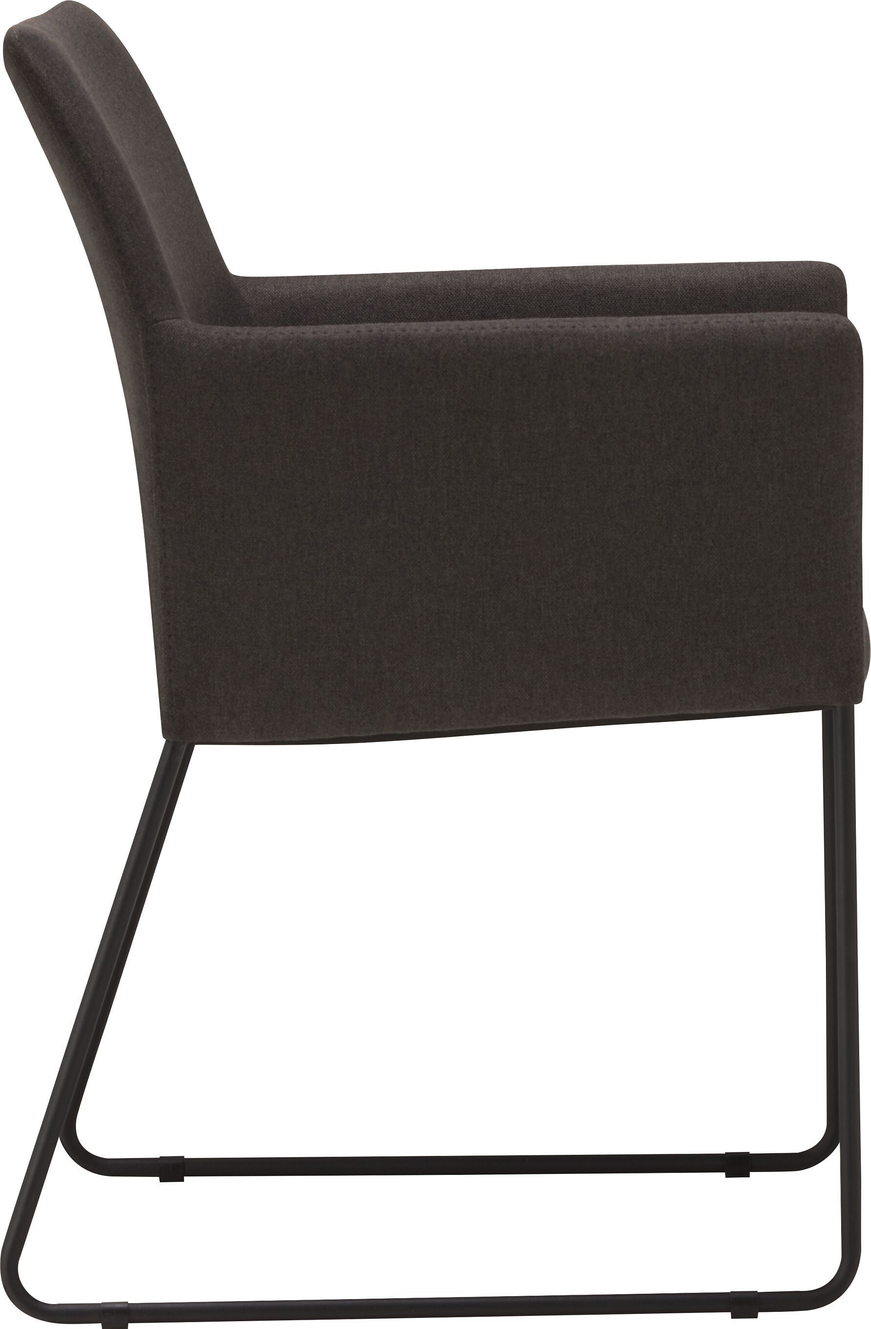 SIENA Stuhl - Anthrazit / B: 50.0 cm x T: 45.0 cm x H: 86.0 cm
