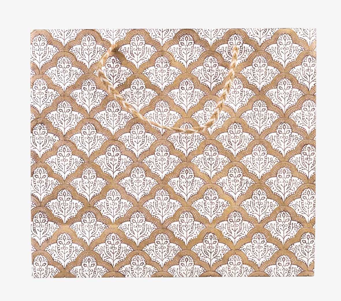 Gavepose gråblå - 16,5x21,6x8,9 cm