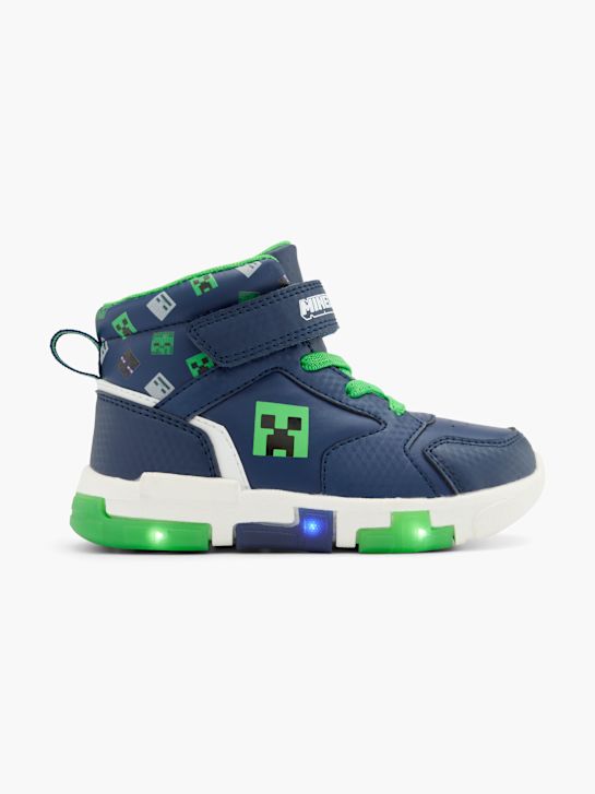 Minecraft Hoher Sneaker Blau