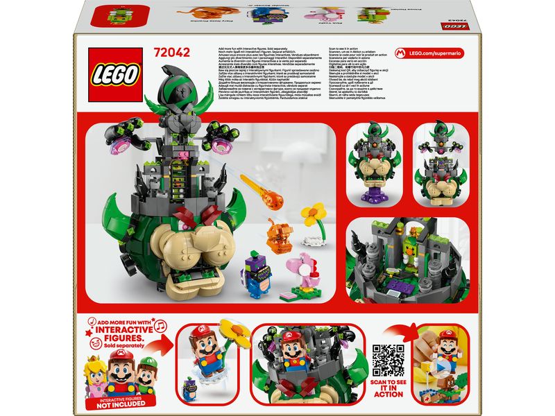 LEGO® Super Mario Prinz Florian und Schloss-Bowser 72042 Interaktiver Spielspass