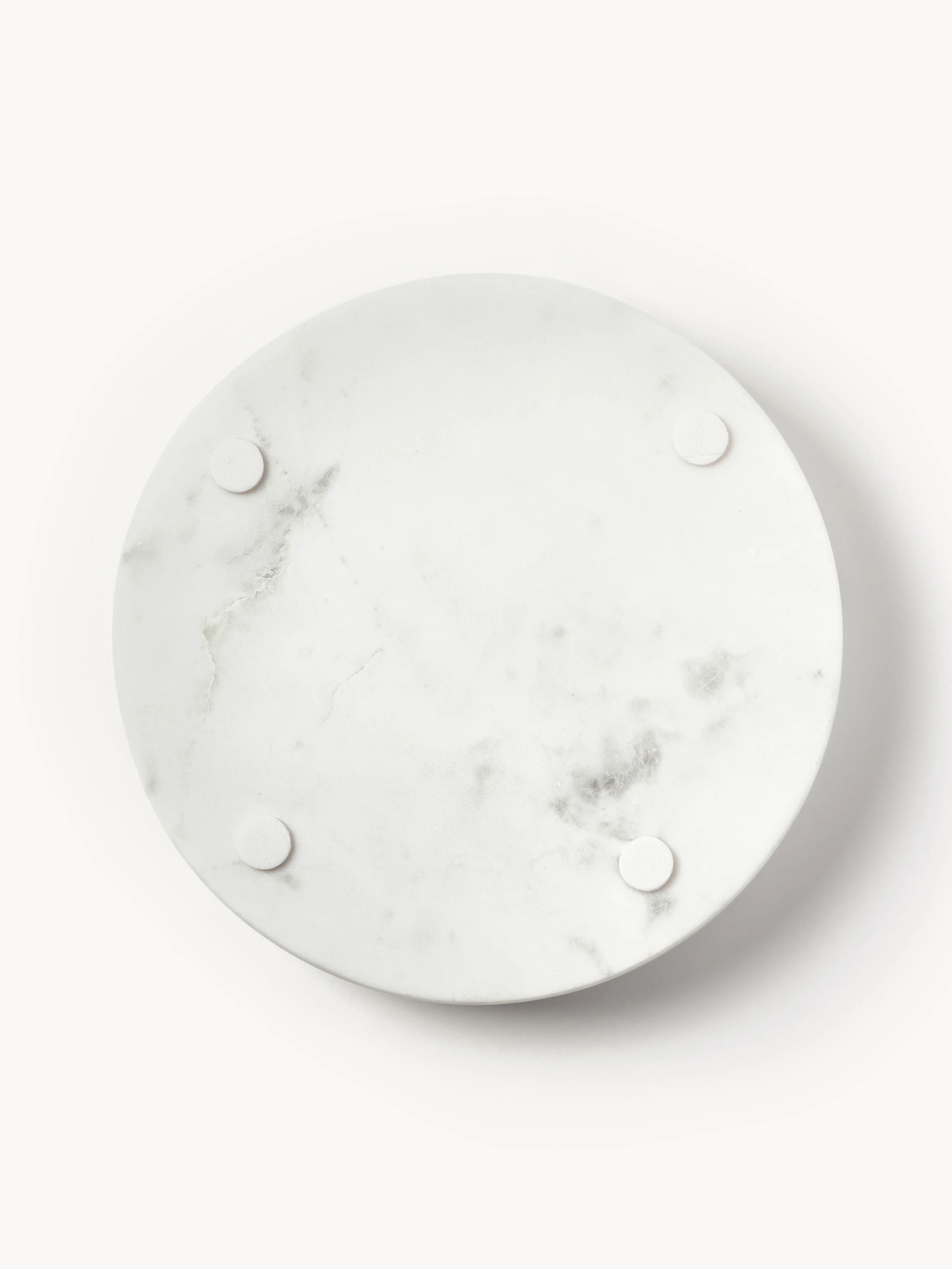 Rond decoratief dienblad Venice van marmer