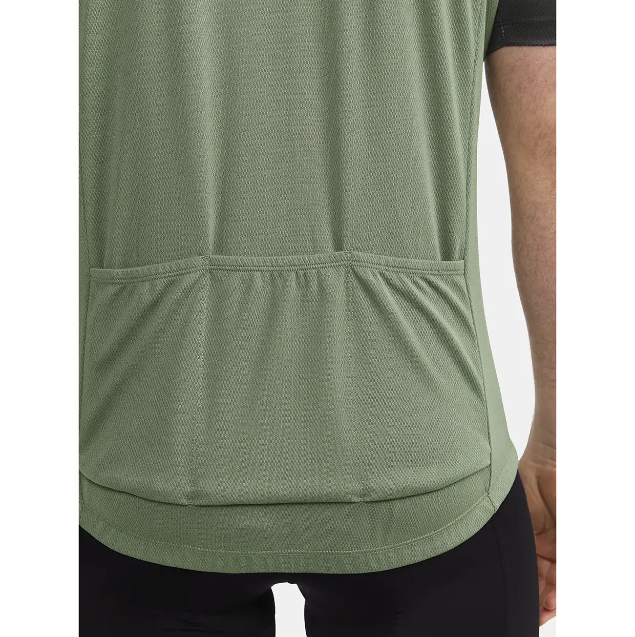 Craft Core Endurance Logo Fietsshirt Korte Mouwen Groen/Zwart Heren