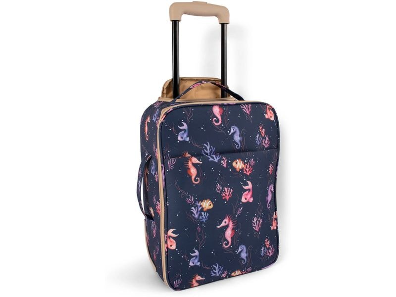 Filibabba Reisetrolley Rainbow Reef Koffer aus recyceltem RPET