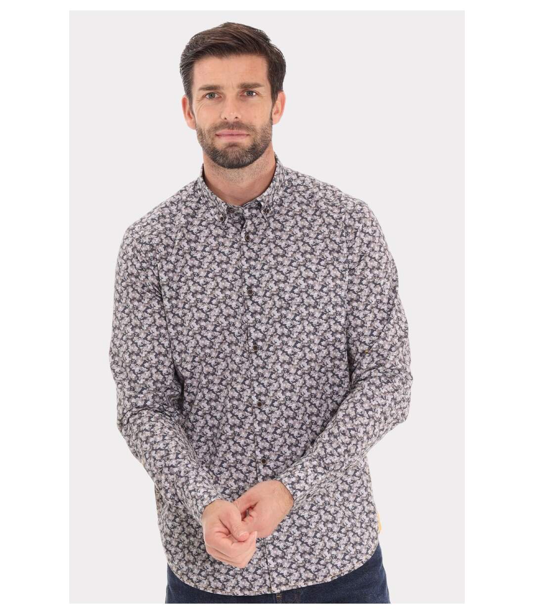 Chemise imprimée col boutonné