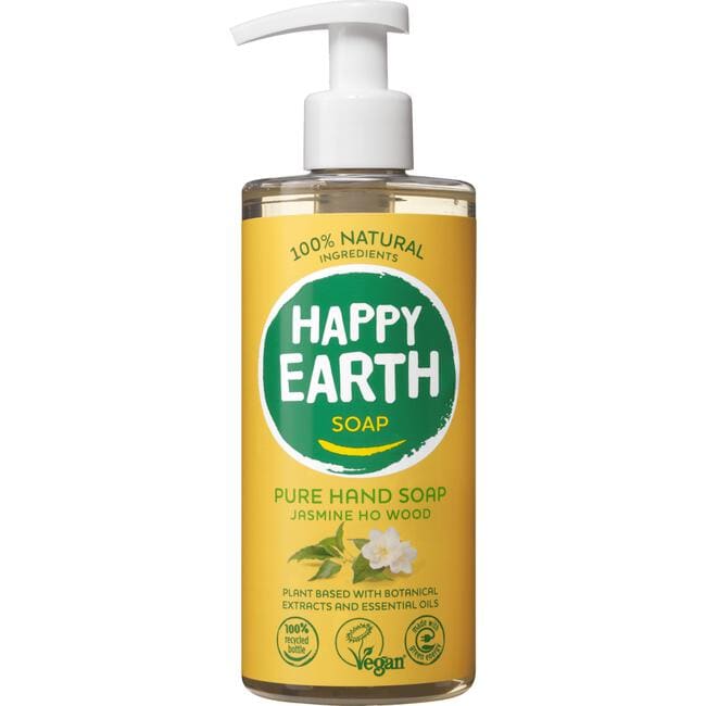 Happy Earth Jasmin Ho Wood 100% Natuurlijke Handzeep 300 ML