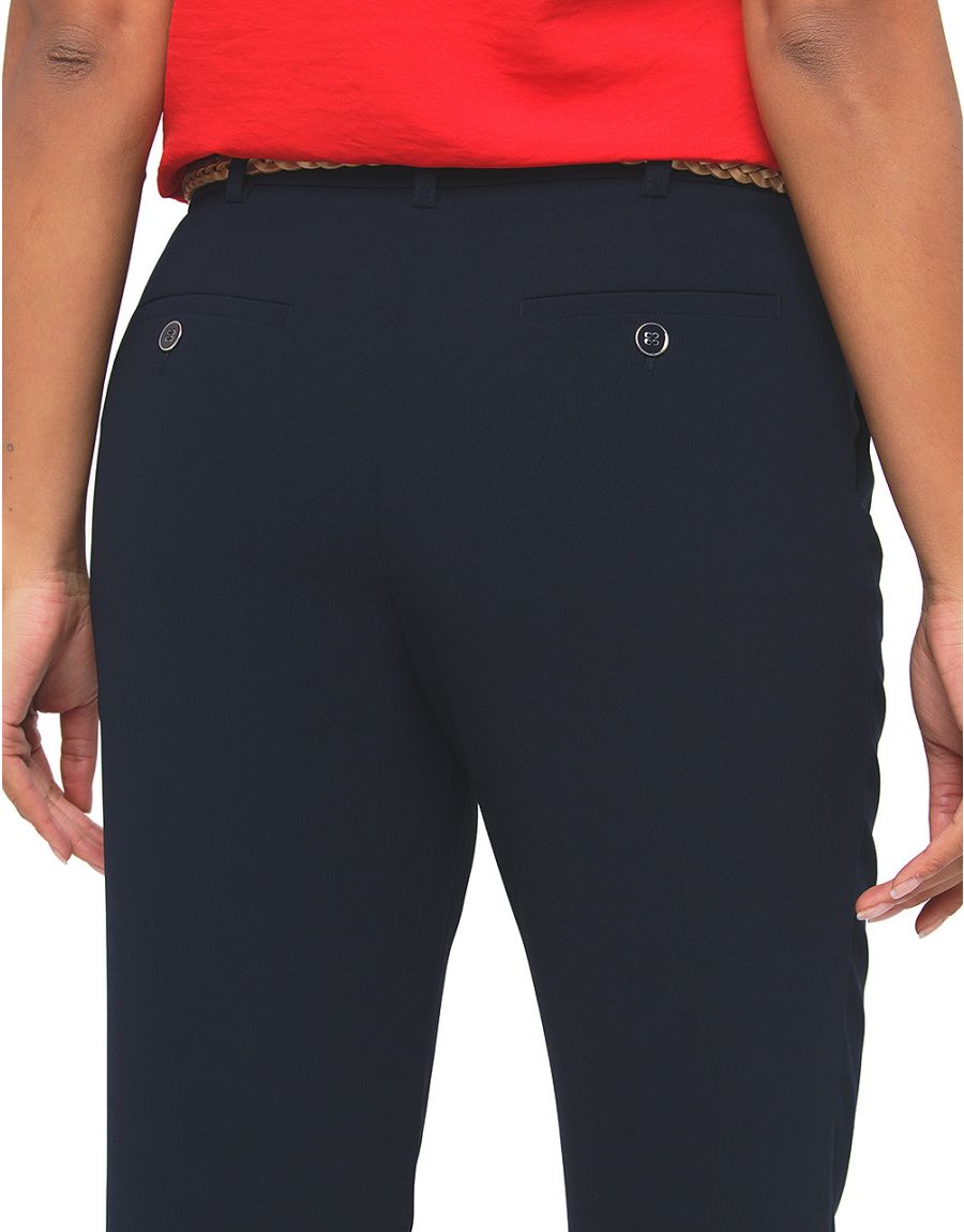Pantalon chic bleu marine
