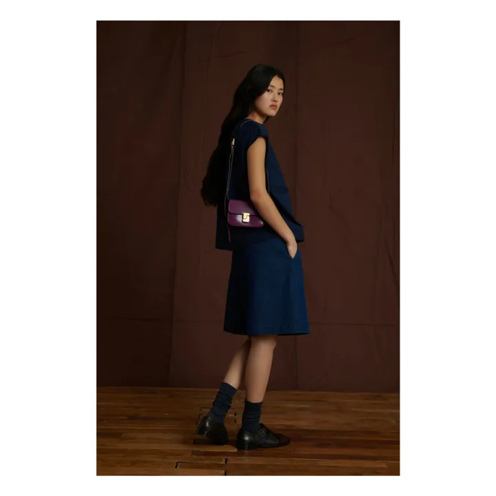 Soeur Sac Bell Cuir | Pourpre