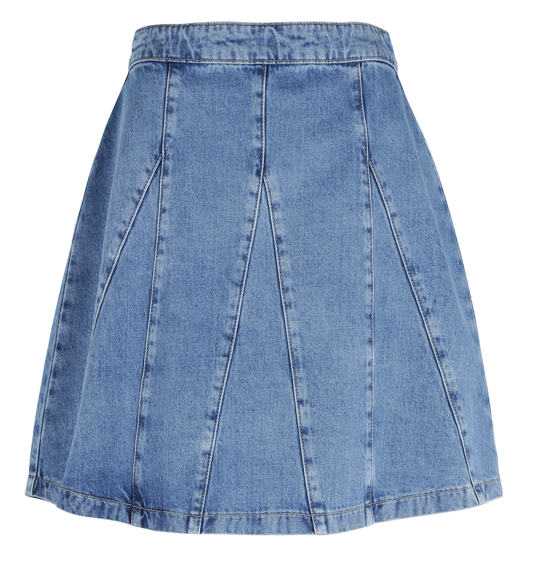 Jupe courte en jean | Jean Délavé