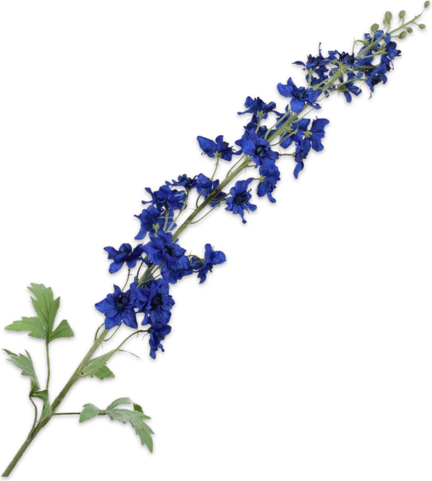 Silk-Ka kunstbloem Delphinium blauw 127 cm