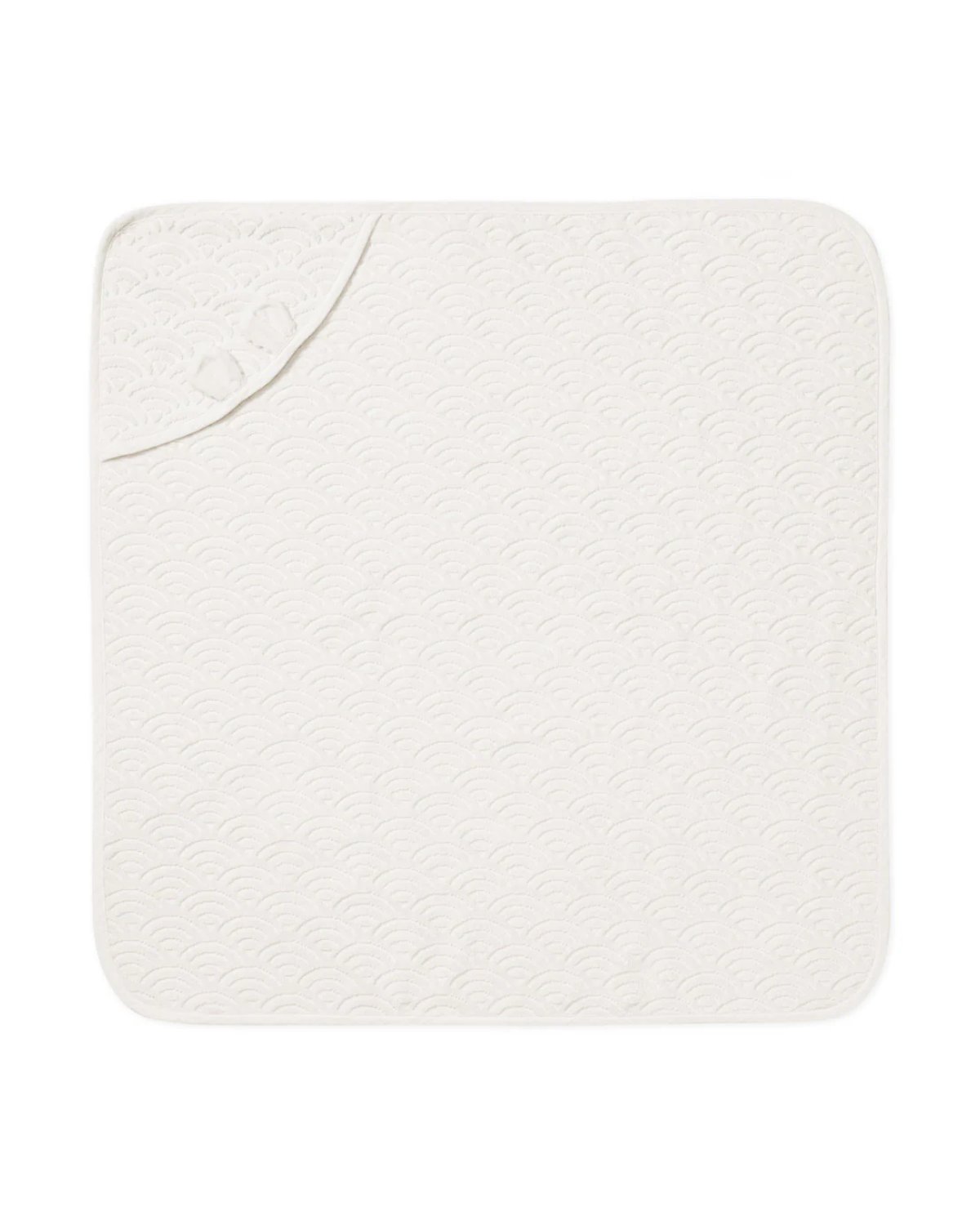 Badehåndkle Baby m/ Hette | 80×80 cm – 100% Økologisk Bomullsfrotté