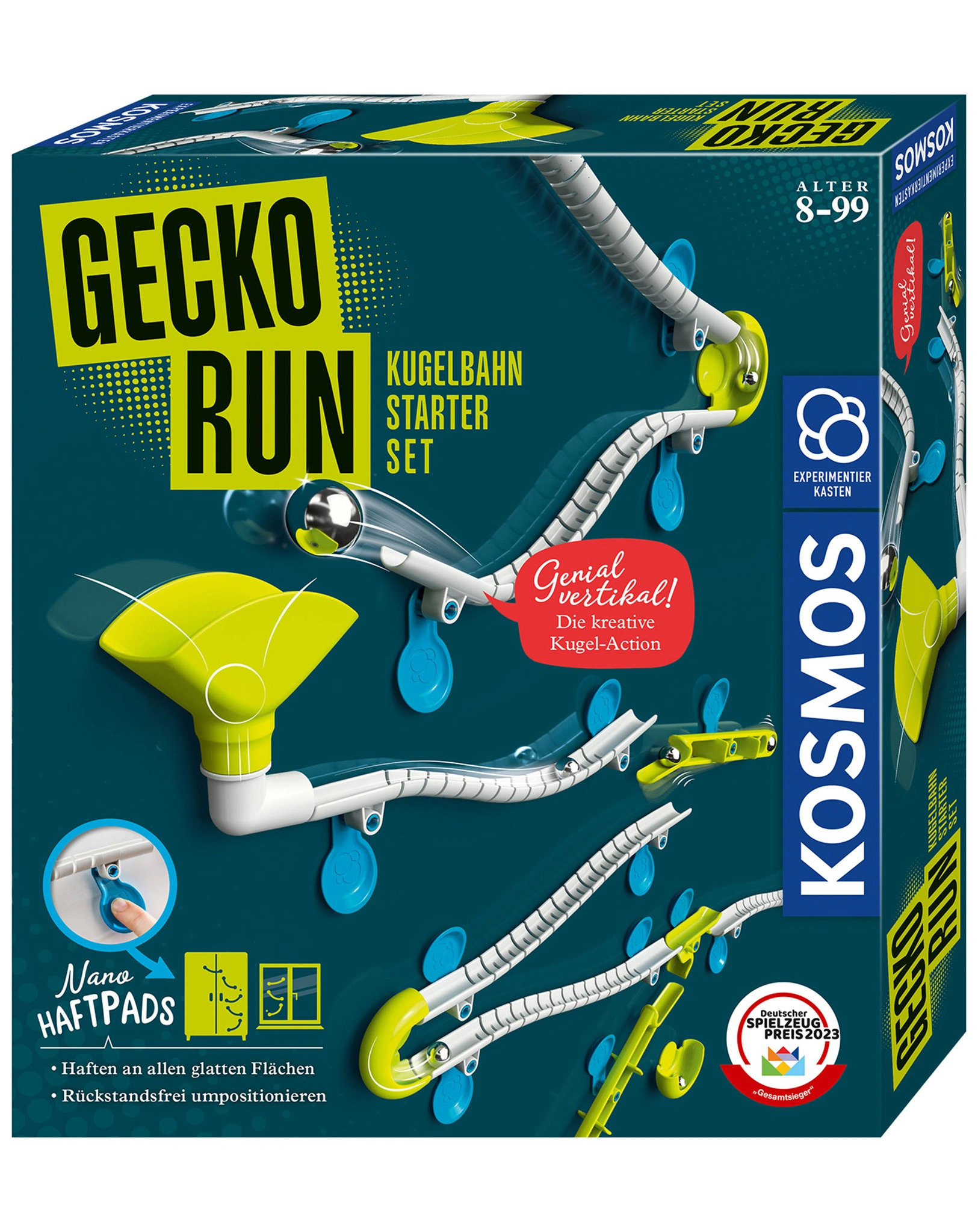 Kugelbahn GECKO RUN - STARTER SET in bunt