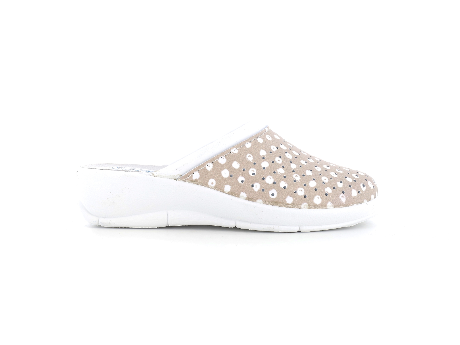 Alan-ALAPOIS Cuir Blanc Beige