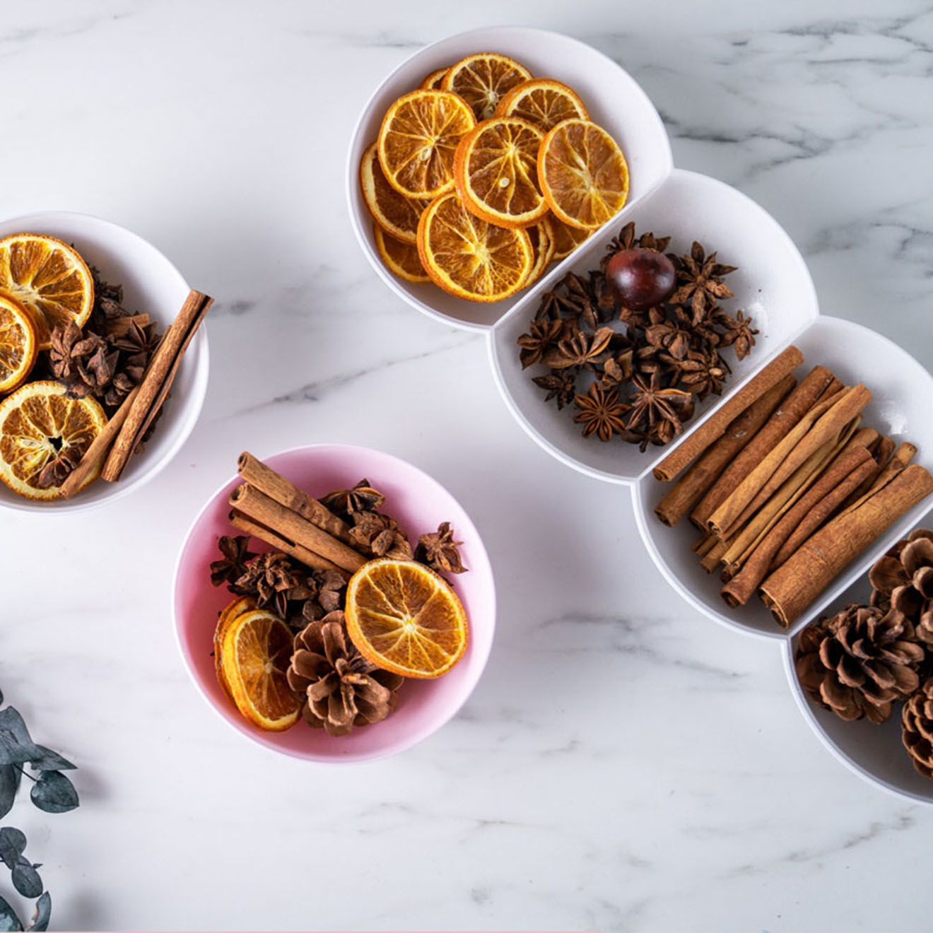 Tupperware Plateau apéritif Allegra blanc