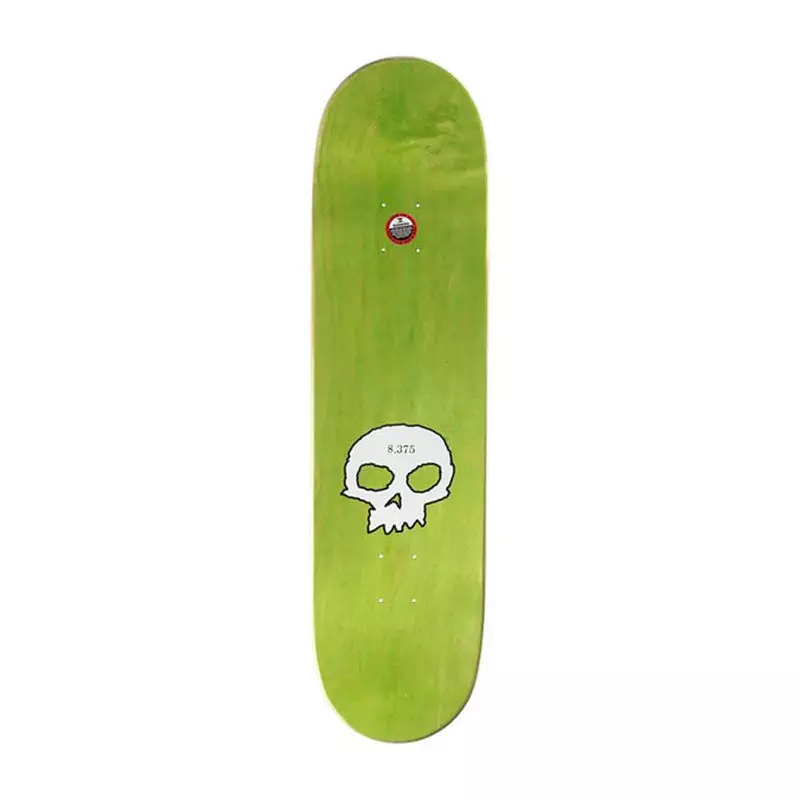 Plateau skateboard ZERO SKATEBOARDS Single Skull Black White 8.375