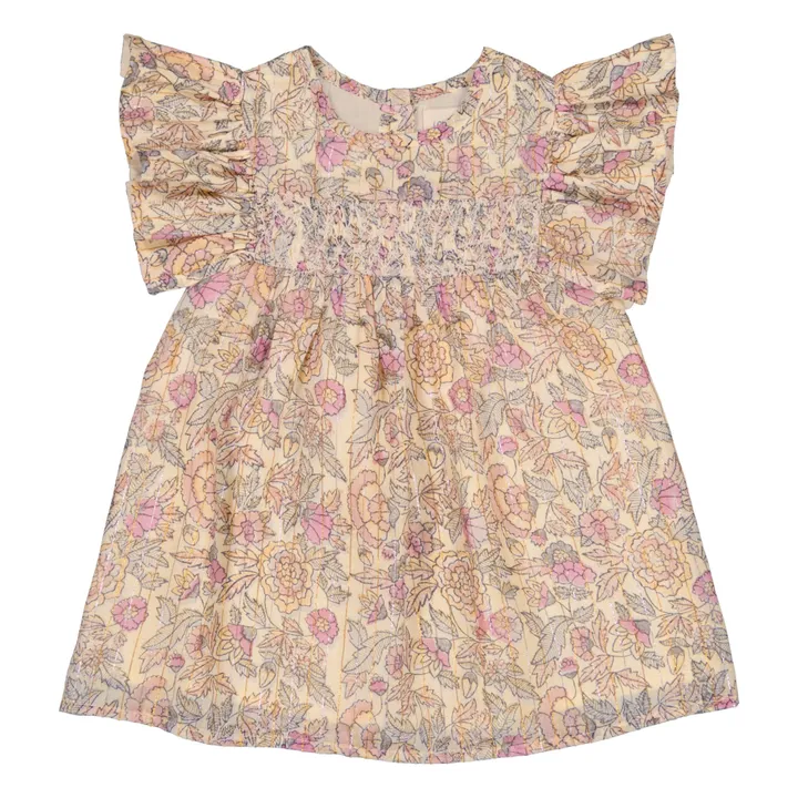 Louis Louise Robe Micka Métallisée | Rose