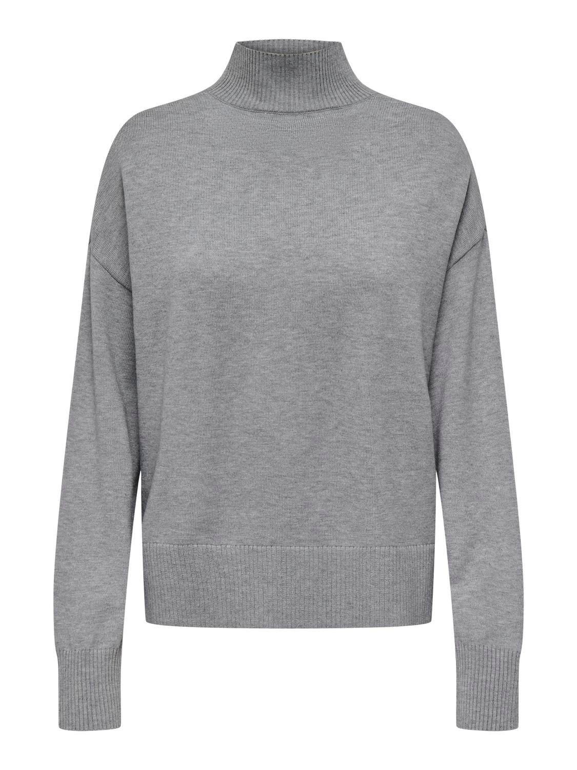 ONLBARI Strickpullover Medium Grey Melange