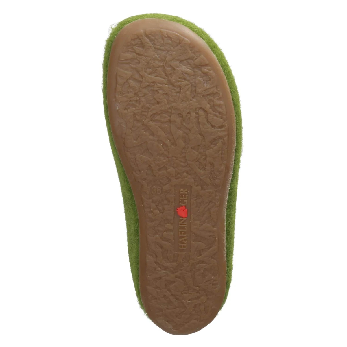HaflingerPantoffeln EVEREST FUNDUS - grasgrün