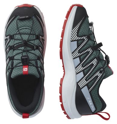 Salomon XA Pro V8 Junior Bleu Rouge Enfant