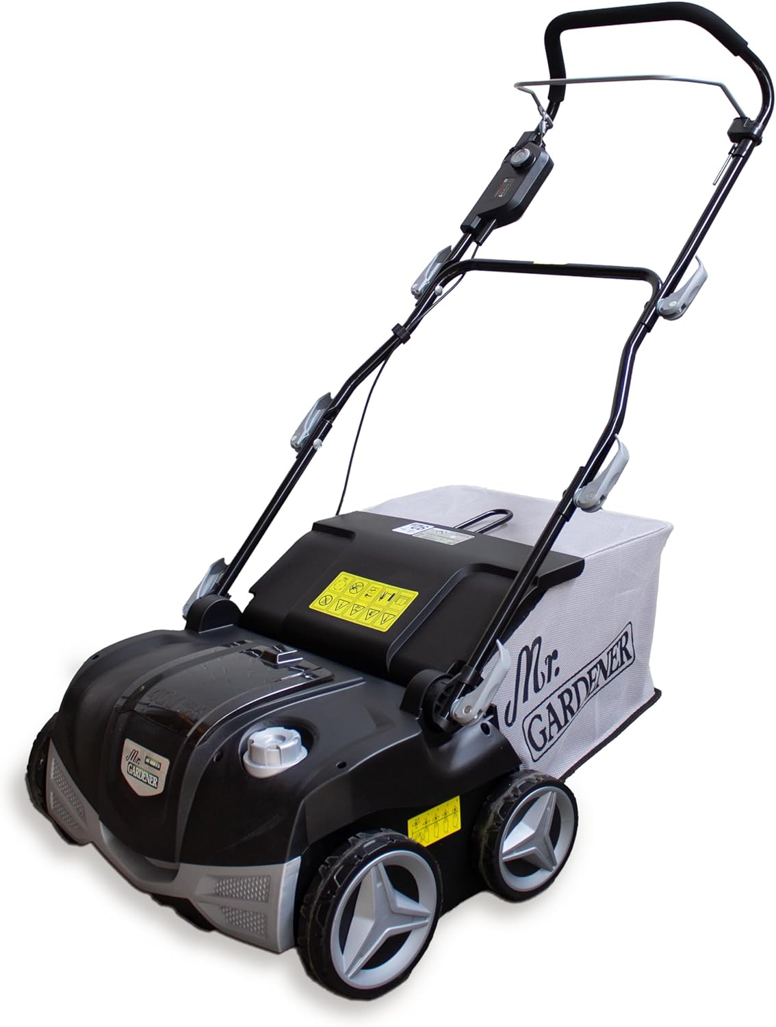 40V Akku Vertikutierer Rasenlüfter bürstenloser Motor 4038-2 Li - ohne Akku und Ladegerät - 38 cm Arbeitsbreite - Messerwalze + Lüfterwalze - 5 Stufen Höhe