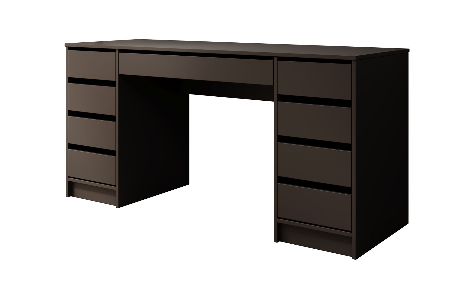 Avio 2 - Bureau - Zwart - 154x55 cm
