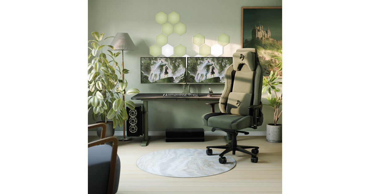 ArozziArena Gaming Desk - Forest Green  (Groen)