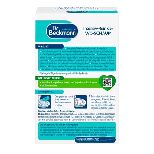 Dr. Beckmann Intensiv-Reiniger WC-Schaum Citrus Breeze