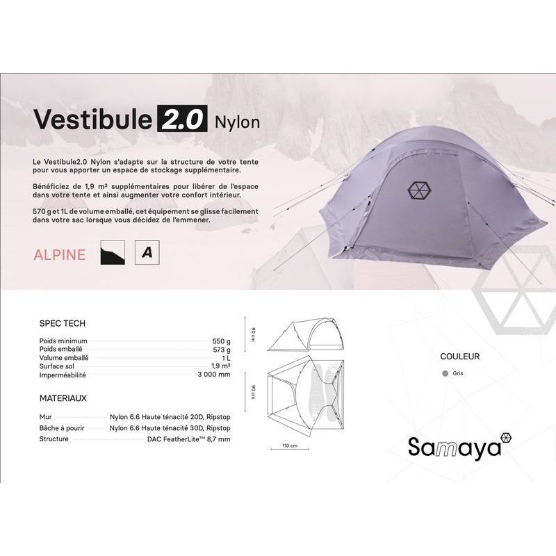Vestibule 2.0 Nylon
