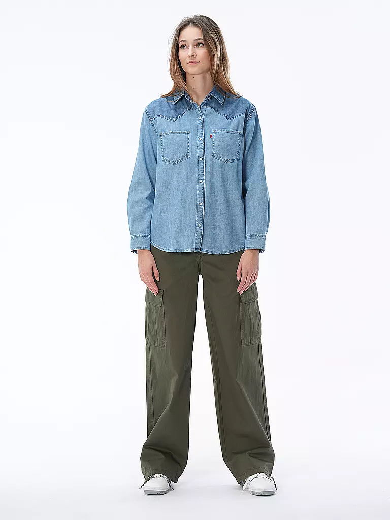 LEVI'S® Jeansbluse TEODORA hellblau