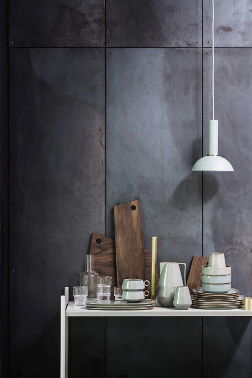 Ferm Living Ripple karaf 1L H24 Clear