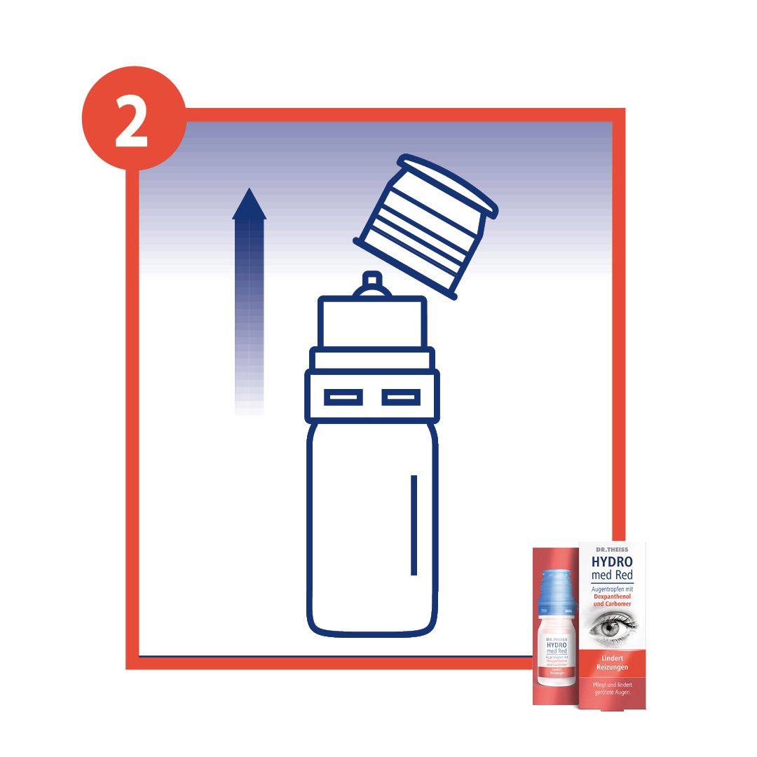 DR. THEISS Hydro med Red Augentropfen