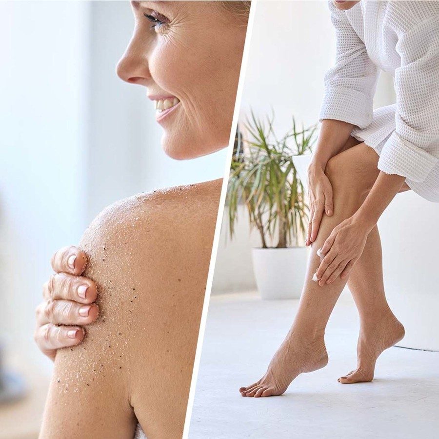 Biovène Vitamin C Anti-Age Scrub Glow Renewal Organic Mango Sugar & Talasso Body Exfoliator 250ml