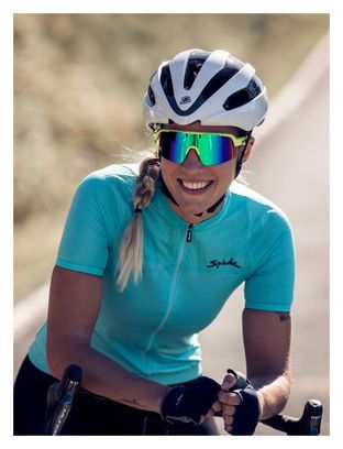 Maillot Manches Courtes Femme Spiuk Anatomic Bleu Turquoise