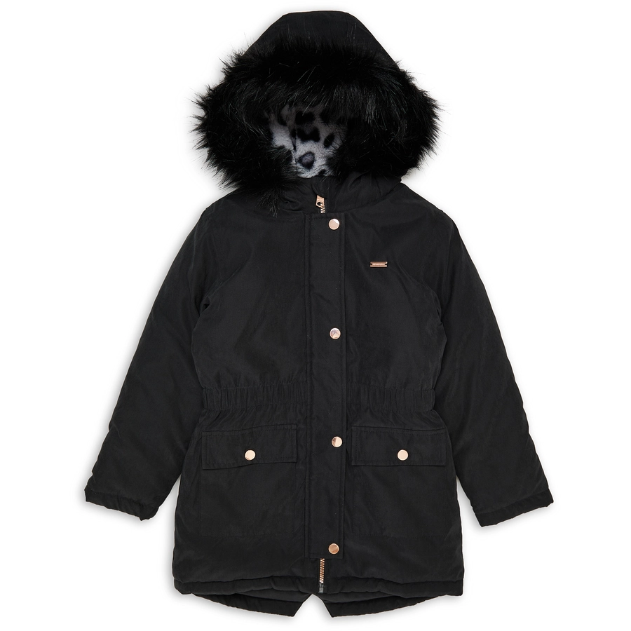 Threadgirls Winterjacke THB Hooded Parker Jacket Cher Black