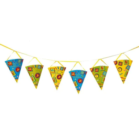 Banner Schulanfang mit Schultüte 3m