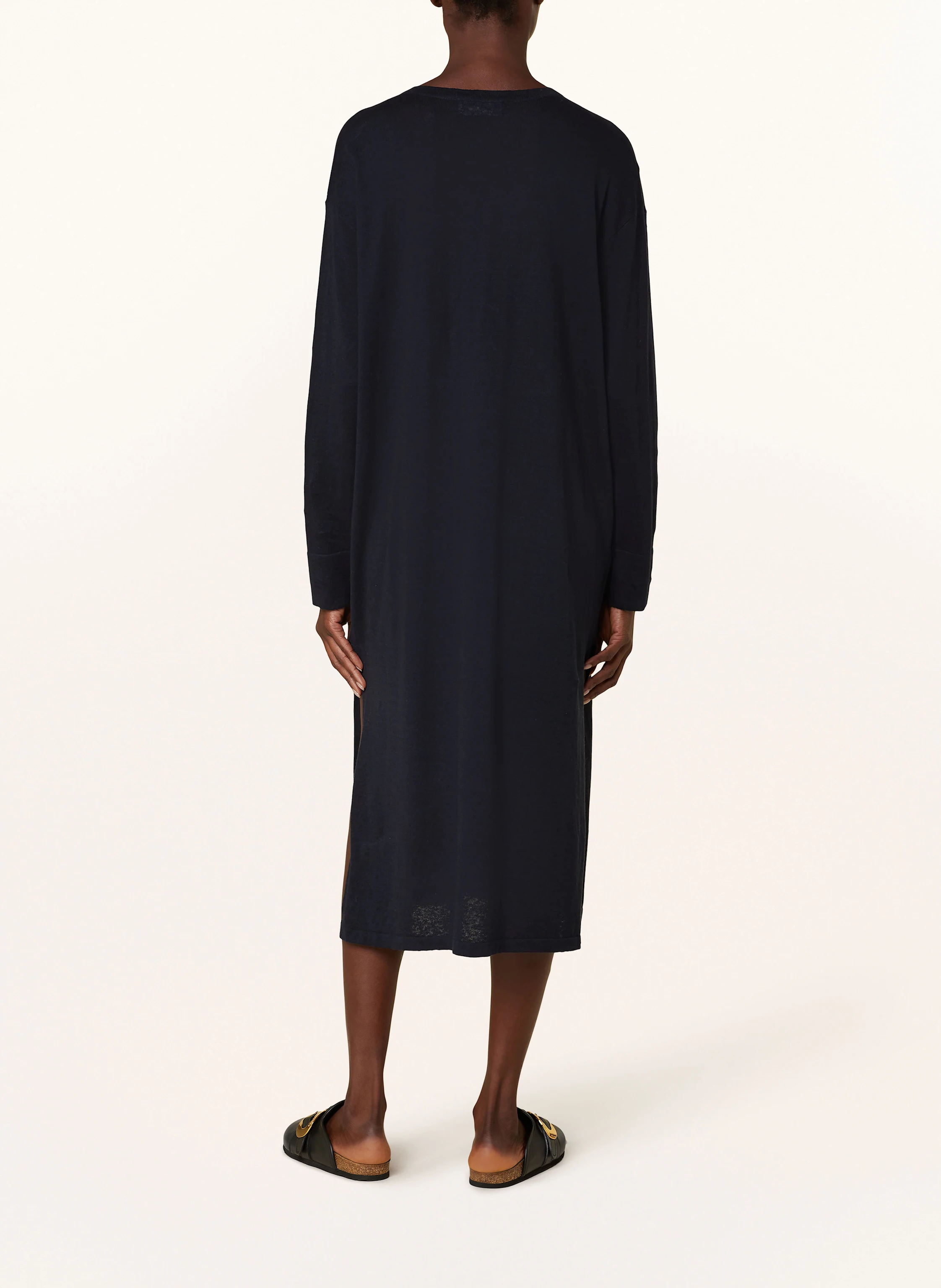 SMINFINITY Strickkleid mit Leinen