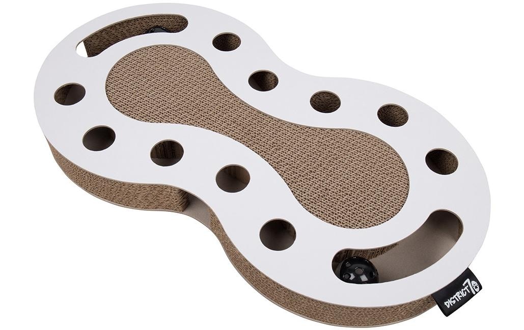 Kratzbrett »District 70 Kratzpappe Snake, Weiss«