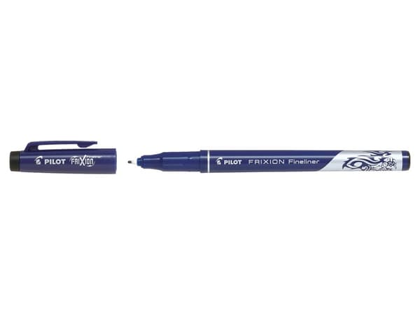 Fineliner Frixion, 4-pack, Svart/Grønn/Blå/Rød, Pilot