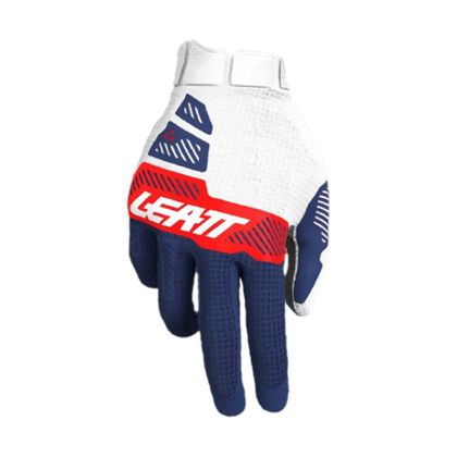 Gants cross Leatt 1.5 GripR 2024 - Bleu / Blanc